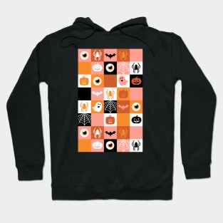 Checkered Print - Halloween Hoodie